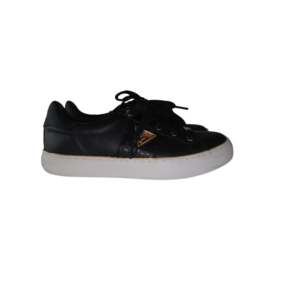 G by Guess GFGWINNE Sneakers Shoes Black Women Sz 7M